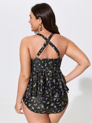 Floral Print Supportive Fit Swim Top