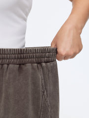 Supersoft Wash Drawstring Waist Pocket Wide Leg Pants