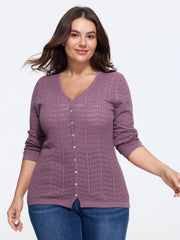 Supersoft Breathable Button Front Cardigan