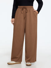 Supersoft Stretch Drawstring Waist Wide Leg Pants