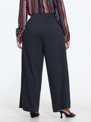 Supersoft Stretch Front Center Seam Wide Leg Pants