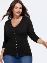 Supersoft V‑Neck Button Down Cardigan