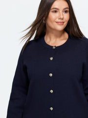 Supersoft Round Neck Button Cardigan