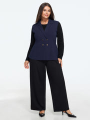 Supersoft Double Breasted Sweater Vest