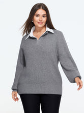 Supersoft 2-In-1 Cable Knit Pullover