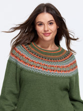 Fair Isle Round Neck Pullover