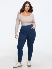 Stretch Easy Pull-On Jeans