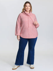 Supersoft Turtleneck Balloon Sleeve Pullover