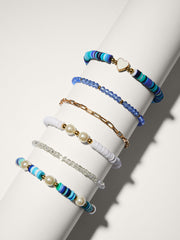 Mixed Beaded Stackable Bracelet Set