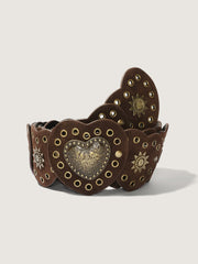 Boho Chunky Hearts Extended Belt