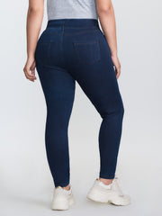 Supersoft Pull-On Wide Waistband Knit Jeans