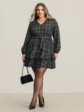 Stretchy Textured Tiered Mini Dress