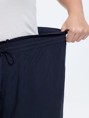 Drawstring Waist Pockets Relaxed-Fit Shorts
