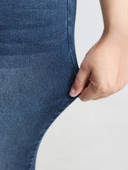 Stretchy Mid-Rise Skinny-Fit Jeans