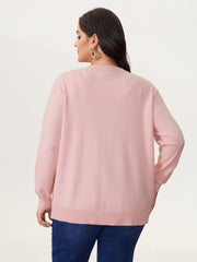 Romantic Pigeon Jacquard Pattern Pullover