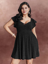Polka Dot Built-In Bra And Panty Mini Dress