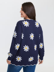 Supersoft Floral Print Stretchy Pullover