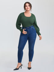 Supersoft Stretchy Round Neck Pullover