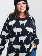 Supersoft Lamb Everywhere Pattern Jacquard Pullover