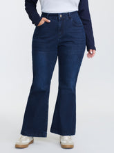 Stretchy Mid-Rise Bootcut Jeans