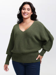 Backless Cut-Out Cropped Pullover
