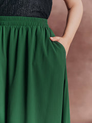 Flowy Lined Wide-Leg Pants