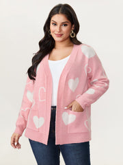 In Love Pockets Front-Open Knit Cardigan