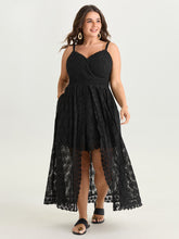 Lace Trim Sheer Cami Romper
