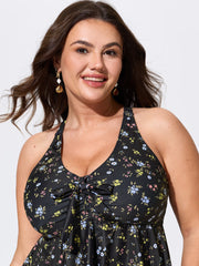 Floral Print Supportive Fit Swim Top