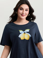 Pure Cotton Fresh Lemon Print T-Shirt