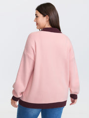 Supersoft Polo Collar Contrast Pullover