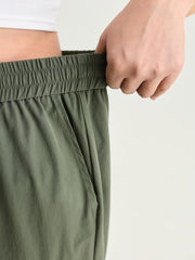 Elastic Waist Pocket Cargo Sweatpants