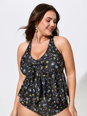 Floral Print Supportive Fit Swim Top