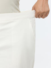 Cotton Pockets Straight-Fit Pants