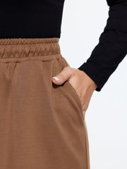 Supersoft Stretch Drawstring Waist Wide Leg Pants