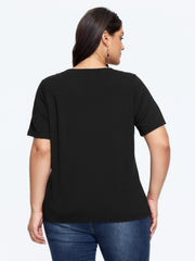 Supersoft Spider Web Mesh Cut Out T-Shirt