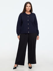 Supersoft Round Neck Button Cardigan