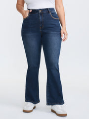 Thigh-Friendly High-Rise Flared Jeans