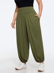 Supersoft Wide Waist Pocket Jogger Pants