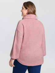 Supersoft Turtleneck Balloon Sleeve Pullover