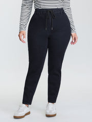 Supersoft Cinched Stretchy Waist Skinny-Fit Jeans