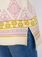 Supersoft Fair-Isle Stretchy Pullover