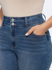 Stretchy Skinny-Fit Cropped Jeans