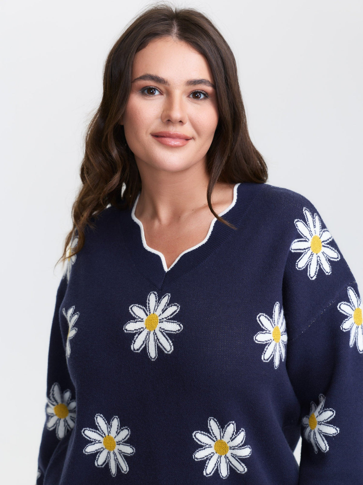 Supersoft Floral Print Stretchy Pullover