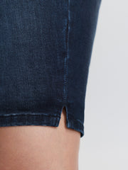 Stretchy Skinny-Fit Denim Shorts