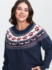 Supersoft Fair-Isle Stretchy Pullover