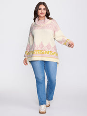 Supersoft Fair-Isle Stretchy Pullover