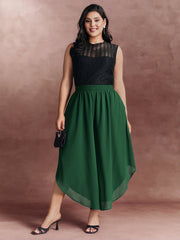 Flowy Lined Wide-Leg Pants