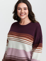 Supersoft Colorblock Round Neck Pullover
