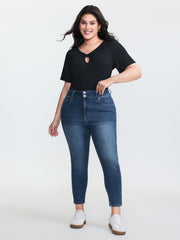 Stretchy Mid-Rise Skinny-Fit Jeans